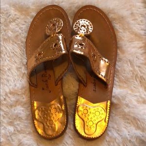 Rose Gold Metallic Jack Rodgers